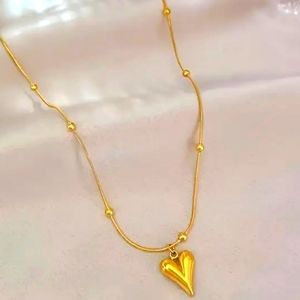 Gold plated over stainless steel necklace ✨️